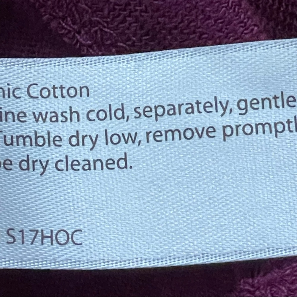 Eileen Fisher Women XL Purple Top Crop Boxy Square Neckline Hemp Organic Cotton - Picture 15 of 15